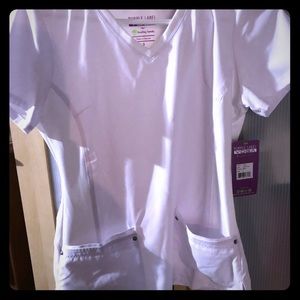 Scrub top purple label yoga